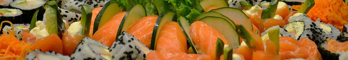 Eating Japanese Sushi at Nikki’s Fresh Gourmet & Sushi downtown restaurant in Wilmington, NC.
